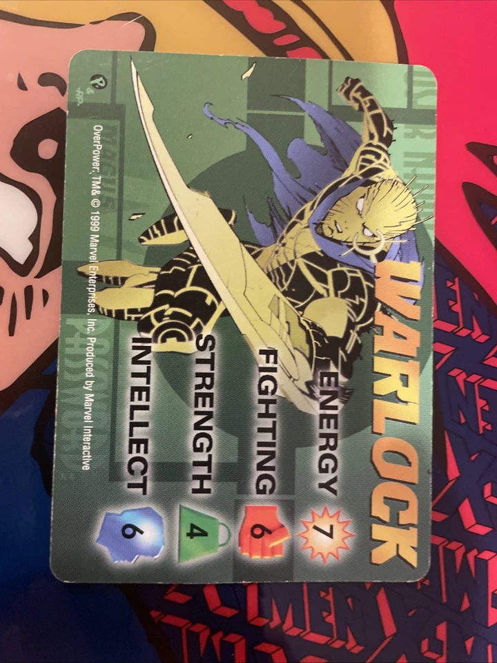 Fleer Marvel Overpower CCG Warlock Character Card - Image 1 of 1