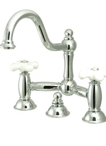 Elements Of Design ES3911PX Doble Manija 8" Puente Central - Cromo Nuevo OB - Imagen 1 de 2
