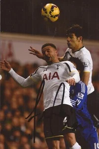 TOTTENHAM: FEDERICO FAZIO SIGNED 6x4 ACTION PHOTO+COA - Imagen 1 de 1