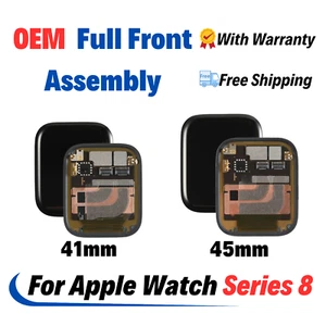 OEM für Apple Watch Series 8 41mm/45mm Full Front Assembly Bildschirm Ersatz - Bild 1 von 7