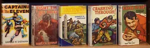 7 VINTAGE BOYS SPORTS BOOKS - w/DJ by HAROLD M. SHERMAN - Picture 1 of 4