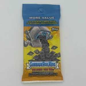 ⚡Topps Garbage Pail Kids Series 1 We Hate The 80's 22+2 Stickers Value Pack ⚡ - Picture 1 of 2