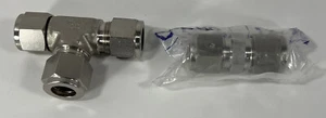 Fittings Straight Fit and Tee DK-LOK 316-BVR/CHV - Picture 1 of 8