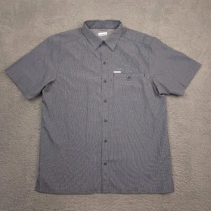 Camisa de pesca Columbia ventilada para hombre grande gris micro guinga a cuadros estilo PFG - Imagen 1 de 11