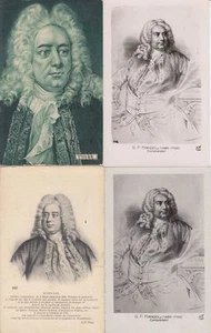 HANDEL GEORG FRIEDRICH COMPOSER MUSIC 40 Vintage Postcards pre-1940 (L3927) - Picture 1 of 11