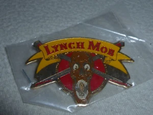 VINTAGE LYNCH MOB PIN 1991 PROMO GEORGE DOKKEN HEAVY METAL BAND ROCK MICK BROWN - Picture 1 of 2