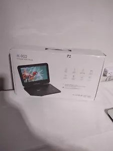 ieGeek IK-902 Lettore Video CD DVD Portatile 9,5" Schermo Girevole Nero BLU - Foto 1 di 5
