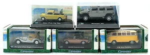 5 x Cararama Models Hummer H2, Morgan Plus, MGB Convertible, VW Bus, Mini  1/72 - Picture 1 of 7