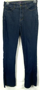 NYDJ Women Jeans Size 6 Bootcut Lift Tuck Tech Stretch Denim 30X3 Rhinestone USA - Picture 1 of 6