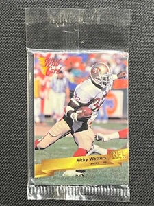 Paquete de 2 cartas promocionales Wild Card Drew Bledsoe/Ricky Watters 1993 - Imagen 1 de 2