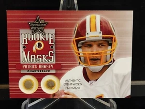 Patrick Ramsey RC 2002 Leaf Rookies & Stars Rookie Masks #RM-21 - 26/250 - Picture 1 of 2