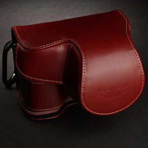 2024 Handmade Genuine Real Leather Camera Full Cover Case Bag For Sony A6400 - Picture 1 of 15