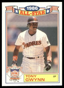 1986 Topps Glossy All-Stars (B) Tony Gwynn #6 NM/MT or Better San Diego Padres