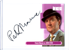 THE AVENGERS - PATRICK MACNEE as JOHN STEED - AUTOGRAPH SIGNED CARD A13