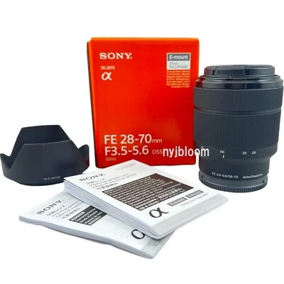 NEW SONY FE 28-70mm F3.5-5.6 OSS Lens for Full Frame Format /E-Mount (SEL2870) - Image 1 of 4