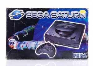 Consola Sega Saturn negra / Black embalaje original - consola Pal embalaje original - Imagen 1 de 18