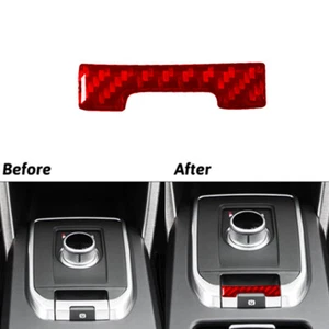 Consola de fibra de carbono roja moldura de engranaje P para Land Rover Discovery Sport 2015-2019 - Imagen 1 de 16