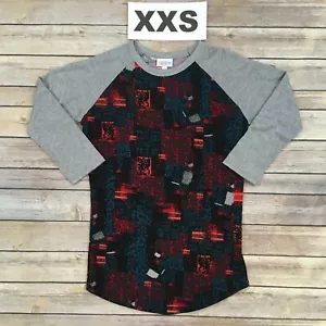 XXS RANDY LuLaRoe ~ MULTICOLOR BODY & GRAY SLEEVES ~ Sizes 00-0; Free Shipping - Bild 1 von 3