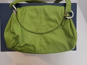 united colors of benetton medium satchel handbag, color green, fixed handle - Picture 1 of 5