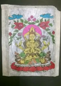 Stampa  Buddha mudra - Budda Fiore Loto - Hari Krishna - Hindu Religious Nepal  - Foto 1 di 1