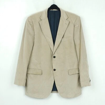 Baldessarini Madison Hombre Blazer GB 48 US Beige Pana Chaqueta Traje Abrigo 58 - Imagen 1 de 4