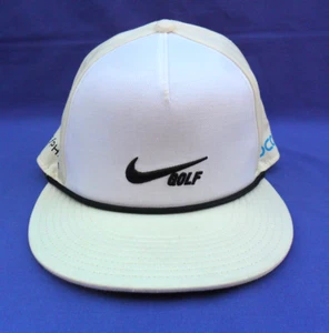 NEU MIT ETIKETT NIKE GOLF AEROBILL RETRO 72 DRI-FIT 5 PANEL SEIL MÜTZE KAPPE WEISS WERBUNG - Bild 1 von 14