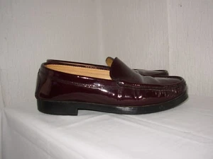 TREMP Mocassins cuir verni bordeaux P.39 - Imagen 1 de 9