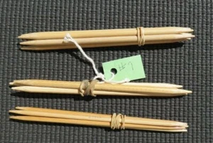 Bamboo Knitting Needles Double Points 5.75” 5.5 3.75mm + 5.00mm + 5.500mm - Picture 1 of 1