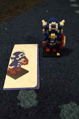 LOZ Diamond Block Captain America - Marvel Superhero - Used - Image 1 of 2