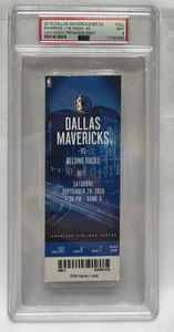 BOLETO COMPLETO DEBUT DE PRETEMPORADA LUKA DONCIC NBA 29/09/18 *PSA 9* MAVS, LAKERS - Imagen 1 de 2