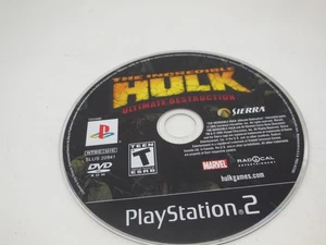 AU7 Incredible Hulk Ultimate Destruction Sony PlayStation 2, 2005 PS2 solo disco - Foto 1 di 2