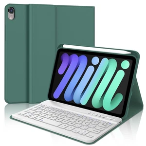 Keyboard Case for iPad Mini 7th (A17 Pro, 2024) & 6th (2021) 8.3-inch, Rechar... - Picture 1 of 8