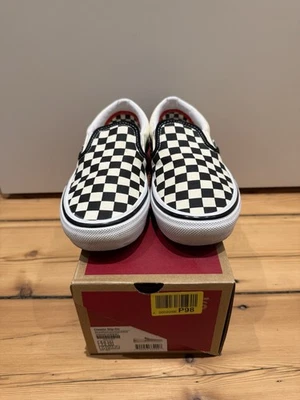 Vans Classic Skate Slip-On Weiß Schwarz in Größe 38 - Bild 1 von 4