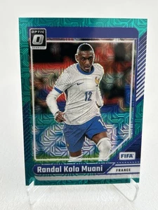 2024 Donruss Optic Randal Kolo Muani Green Velocity /49 France #106 Prizm RC - Bild 1 von 2
