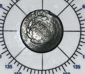 1809 Half Cent Classic Head RARE🔥135 DEGREE ROTATED REVERSE Error Variety!!🔥 - Picture 1 of 4