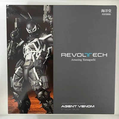 Increíble Figura Veneno Agente Yamaguchi Spider-Man Kaiyodo Revoltech Usada Foto 1 de 4