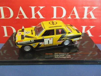 Die cast 1/43 Modellino Auto Opel Ascona A Rally Portogallo 1974 A. Warmbold - Immagine 1 di 4