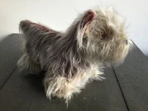 Vintage Retro Soft Toy Large Yorkshire Terrier Dog 18” long x 10” Hard Stuffing - Picture 1 of 16