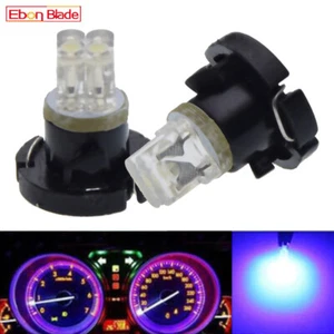 2X T4.2 COB LED 10MM Pruple Interior Dashboard Speedometer Gauge Light Bulb Lamp - Bild 1 von 4