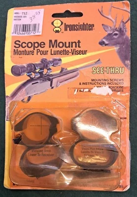 Ironsighter See-Thru Scope Mount NOS - Image 1 of 4