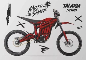 SKETCH RED Graphics Kit for Talaria String & Sting R Wrap Sticker MX - Picture 1 of 3