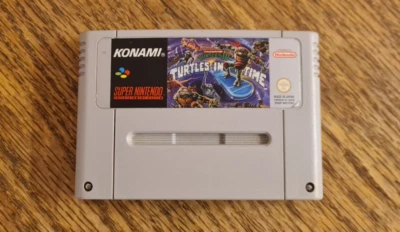 SNES - TURTLES IN TIME - PAL - SUPER NINTENDO - TESTED & WORKING! AUTHENTIC - Image 1 of 4