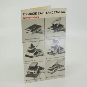 Polaroid SX-70 Quick Start Instructional Book Pamphlet - Picture 1 of 4