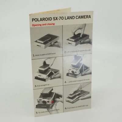 Polaroid SX-70 Quick Start Instructional Book Pamphlet - Image 1 of 4
