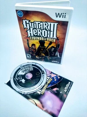 Guitar Hero III 3 Legends of Rock (Nintendo Wii, 2008) (COMPLETE & TESTED) - Image 1 of 2