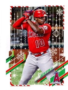 Justin Upton 2021 Topps Holiday Metallic Snowflake #HW208 Los Angeles Angels