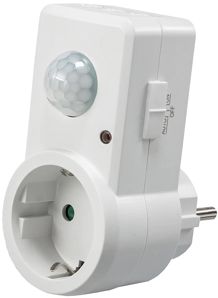 ChiliTec Zwischenstecker Steckdose mit Bewegungsmelder (21055)