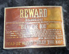 Vintage - ""Billy The Kid"" $ 5.000 Belohnung Bronze Gürtelschnalle / sehr coole Schnalle!