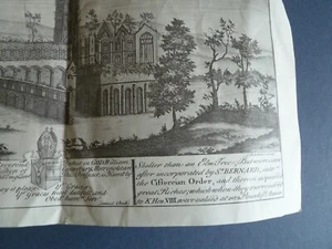 South View Ruins Fountains Abbey Skeldale Samuel Buck engraving religion - Picture 1 of 7
