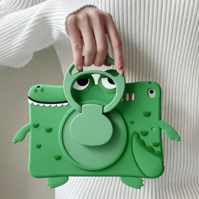 Dinosaur Stand Case For iPad 5 6th 7th 8th 9th 10th Gen & 11th Gen A16 Kids Gift - Image 1 of 4